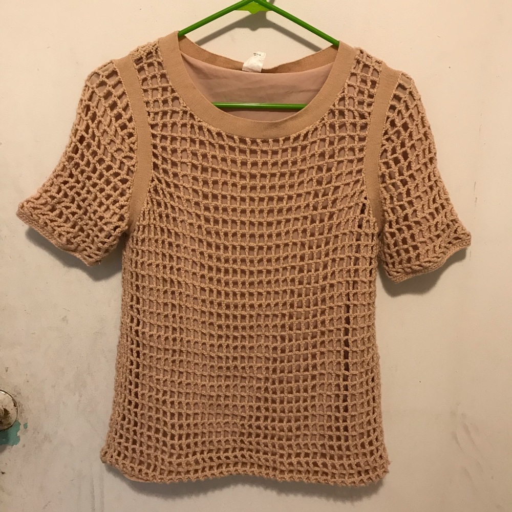 J.crew Crochet Top